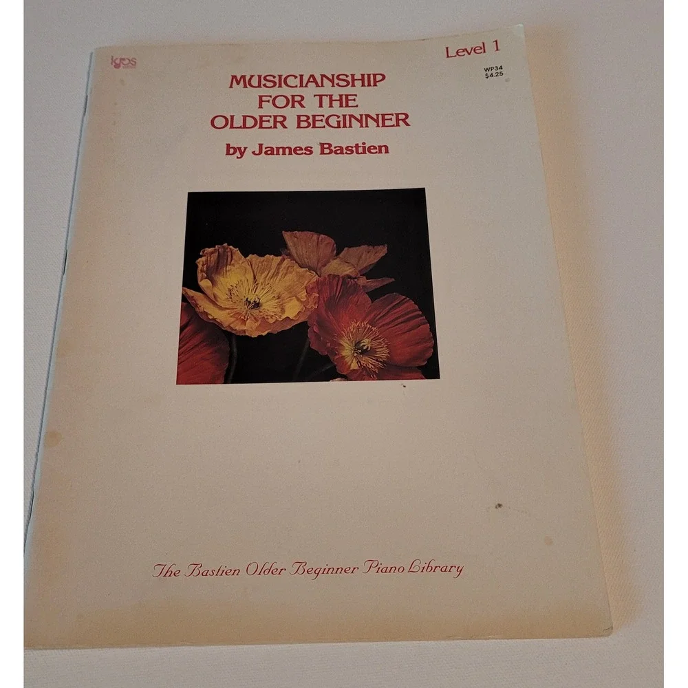 Bastien Musicianship for the Older Beginner Piano Level 1 WP34 James Bastien G - Picture 1 of 4